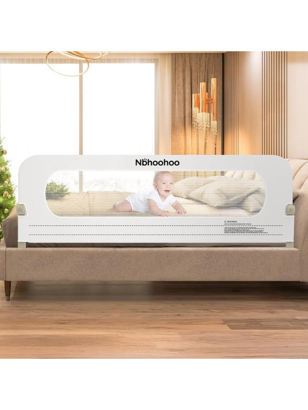 Extra Long 71" Foldable Toddler Bed Rail Guard - Safe Sleep for Kids